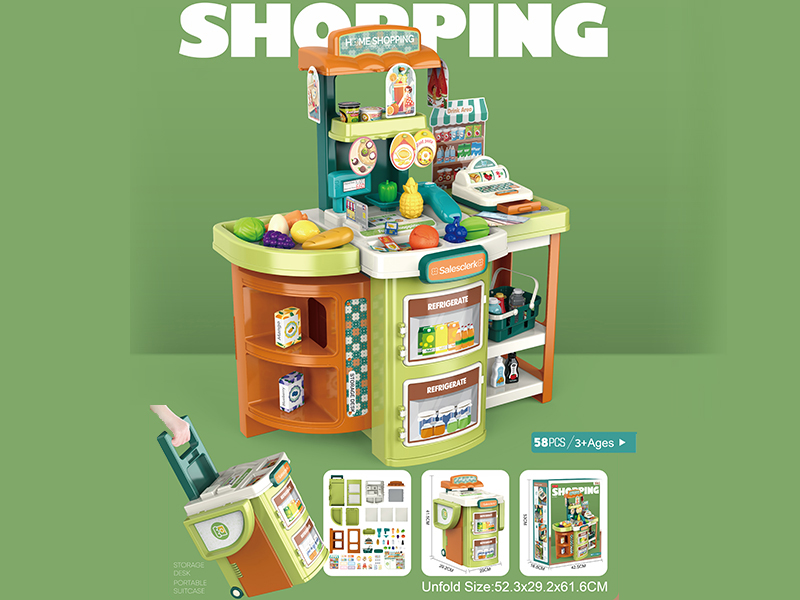 2 In 1 Multifunctional Home Shopping Storage Desk Portable Suitcase