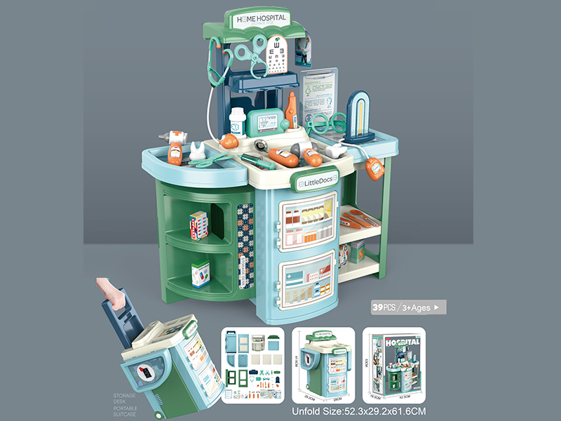 2 In 1 Multifunctional Home Hospital Storage Desk Portable Suitcase