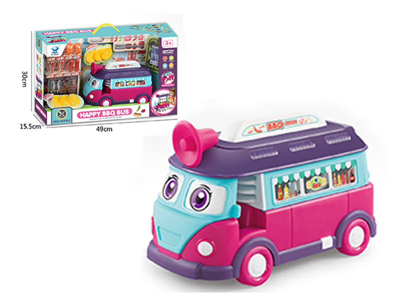 2 In 1 Transformation BBQ Bus