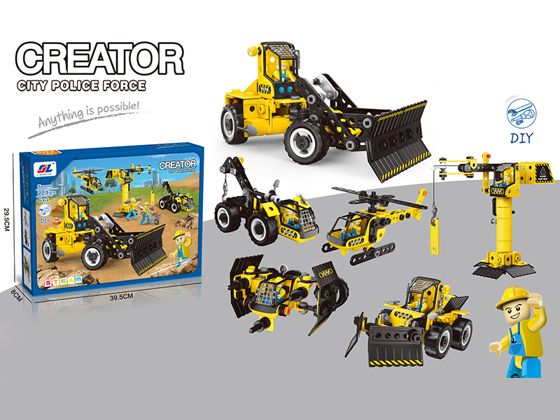 DIY Assembly Building Blocks (223pcs) 6 In 1