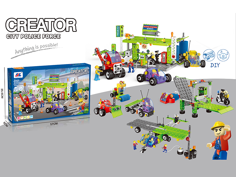 DIY Assembly Building Blocks (340pcs)10 In 1