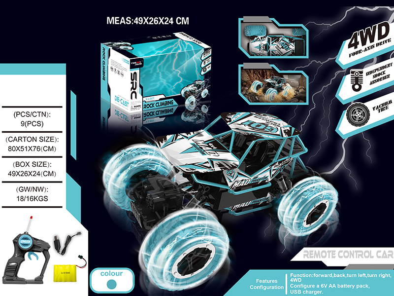 1:14 4WD 27MHz R/C Graffiti Climbing Car