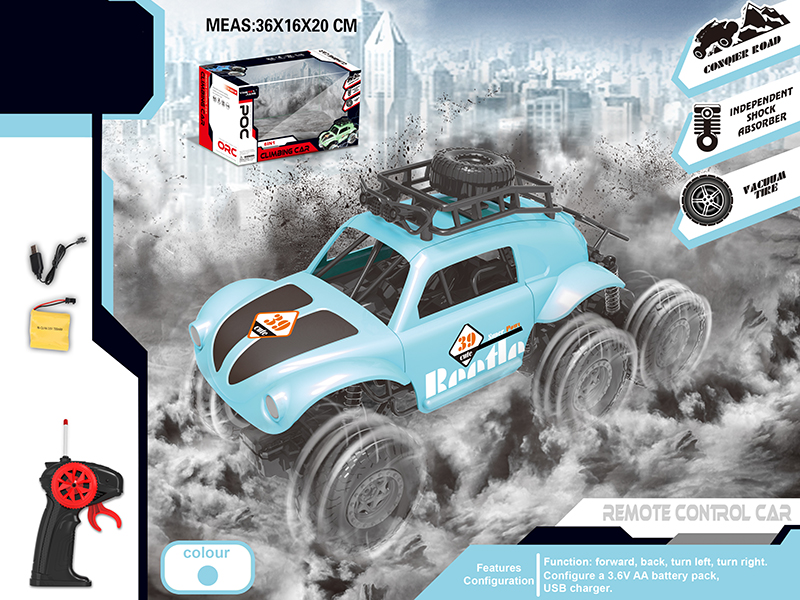 1:18 4CH Six-Wheeled Remote Control Climbing Car