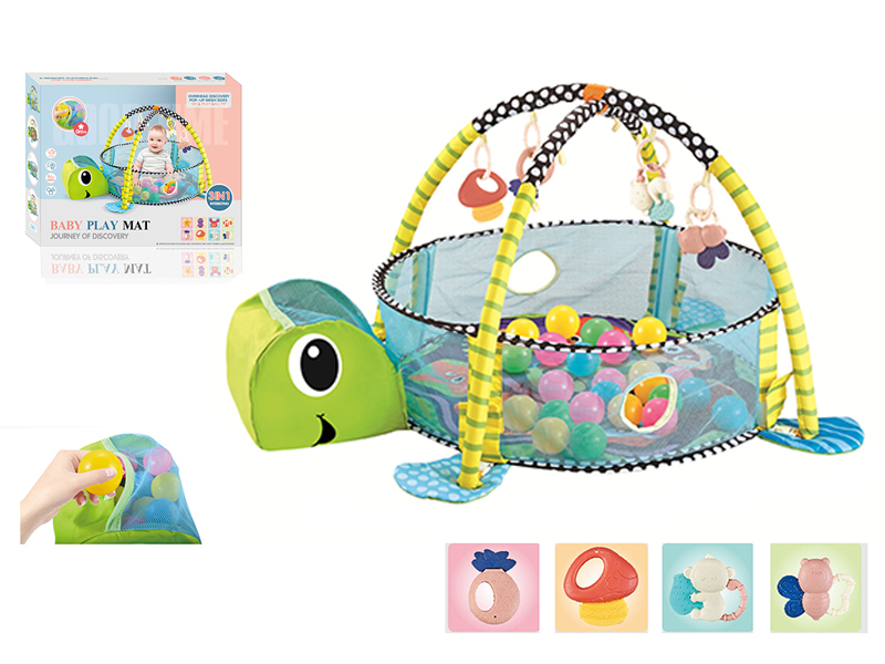 3 In 1 Tortoise Game Ball Pool With 30 Balls