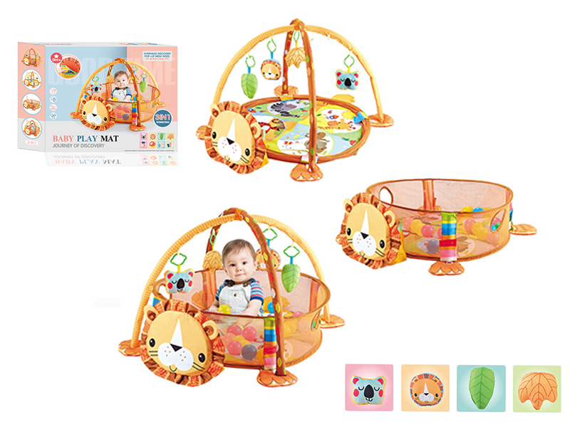 3 In 1 Lion Game Ball Pool With 30 Balls