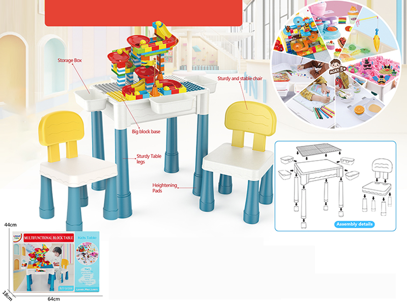 Large Particles Building Blocks Table