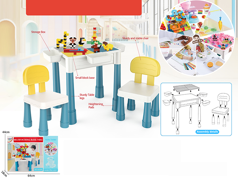 Small Particles Building Blocks Table