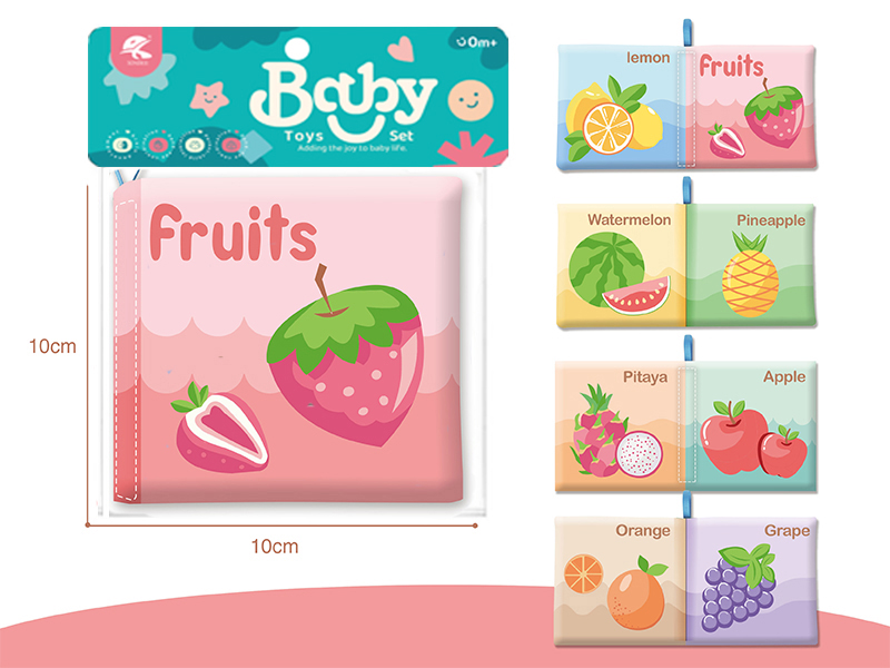 Fruits Cognitive  Cloth Book
