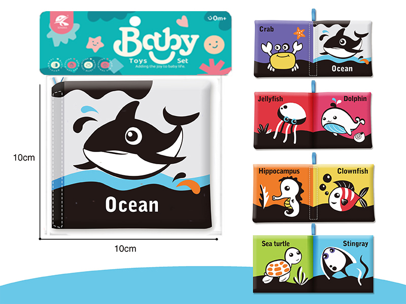 Ocean Animals Cognitive  Cloth Book