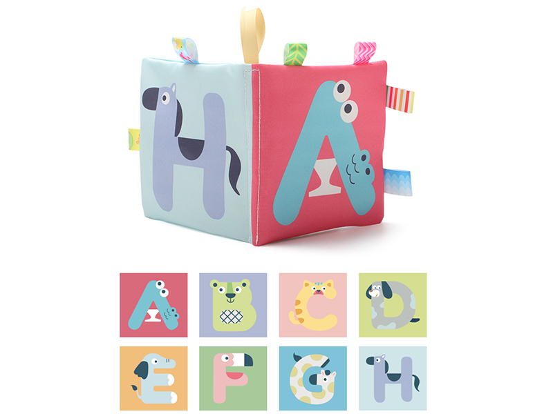 14cm Alphabet Cognitive Cloth Book