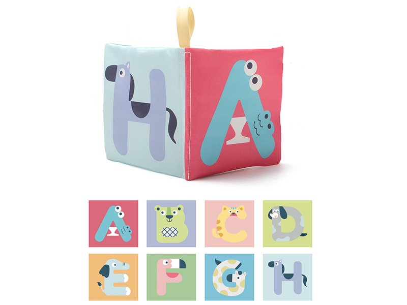 14cm Alphabet Cognitive Cloth Book