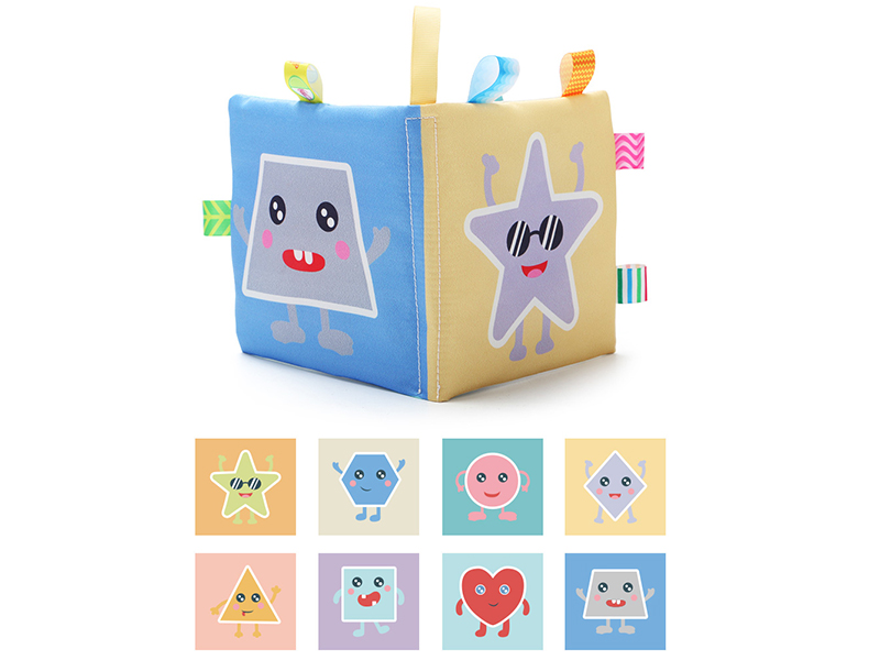 14cm Shape Cognitive Cloth Book