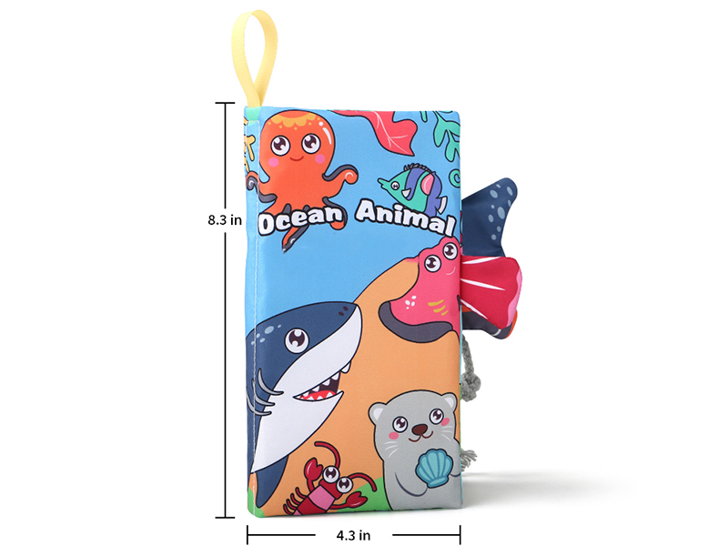 Ocean Animal Tail Cloth Book