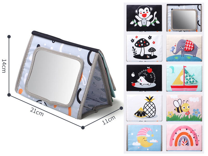 Baby Floor Mirror Cloth Books