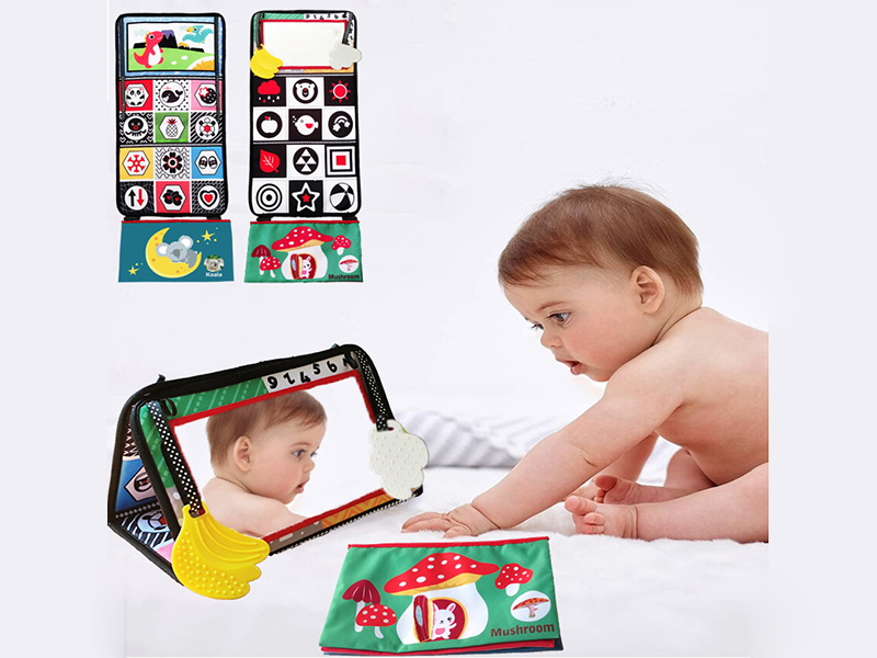 Baby Floor Mirror Cloth Books