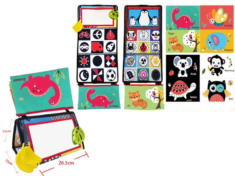 Baby Floor Mirror Cloth Books