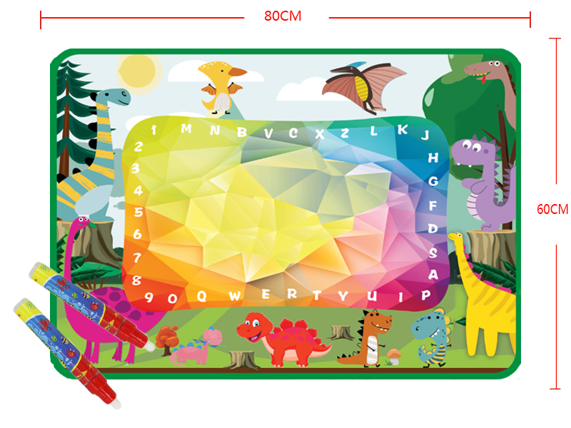 Dinosaur Magical Water Canvas