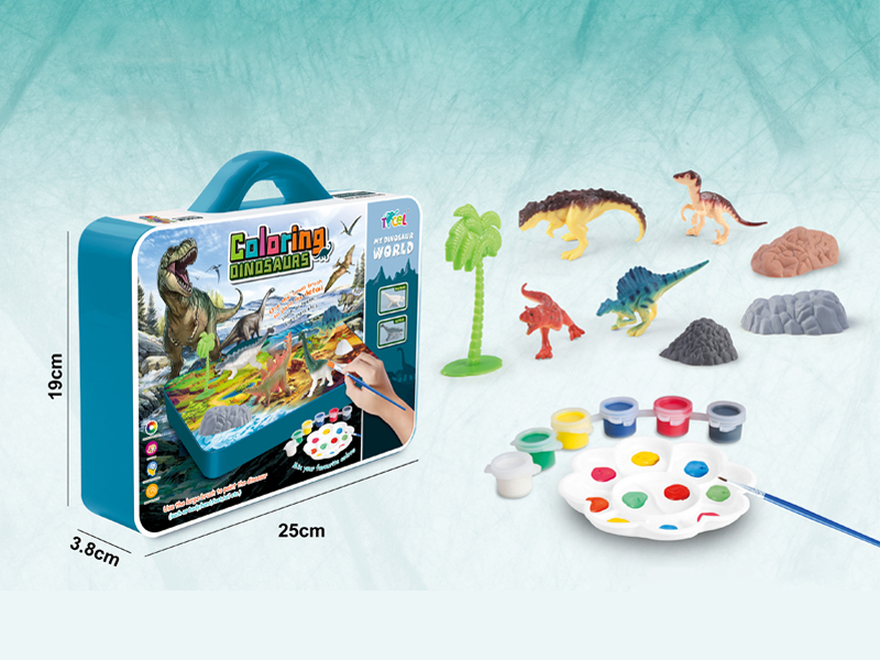 4PCS DIY Dinosaur Coloring