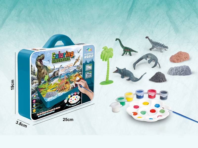 4PCS DIY Dinosaur Coloring