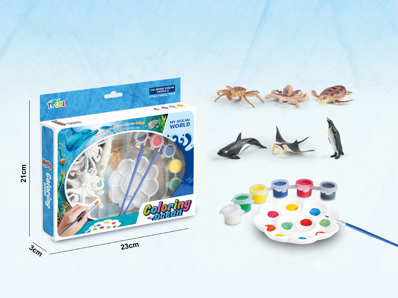 6PCS DIY Ocean Coloring