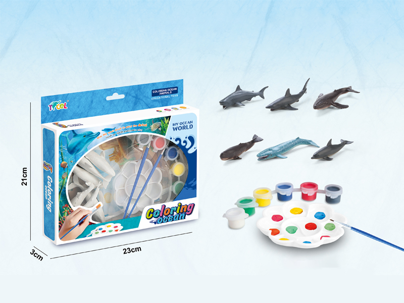 6PCS DIY Ocean Coloring