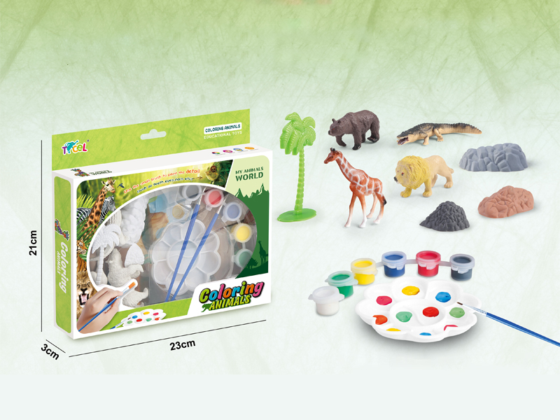 4PCS DIY Animals Coloring