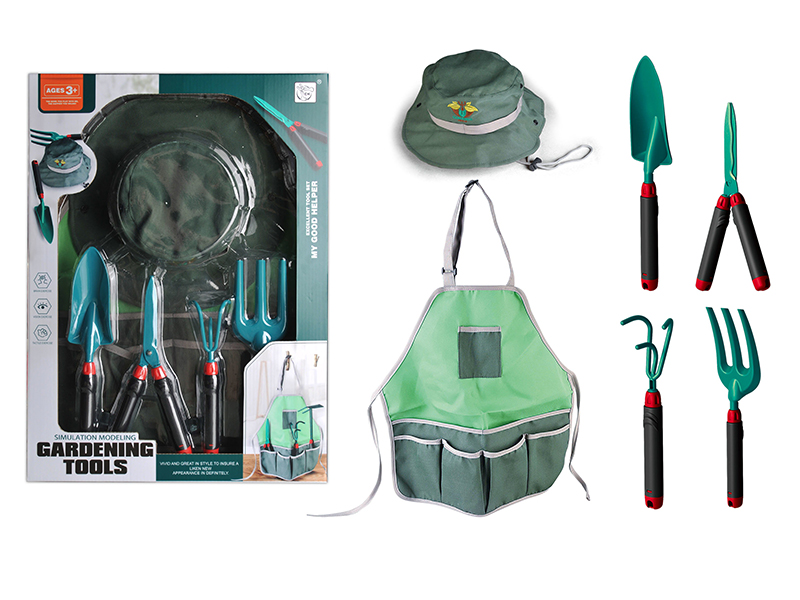 Gardening Tools(With Hat, Apron)