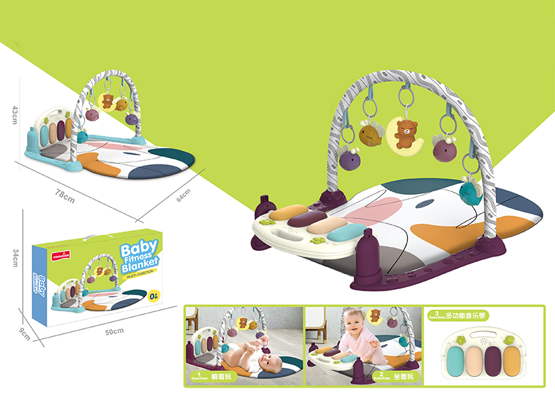 Steaw Pedal Piano Fitness Rack With Light And Music