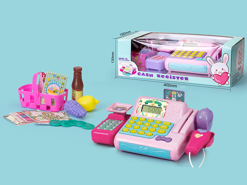 Simulated Supermarket Cash Register Set