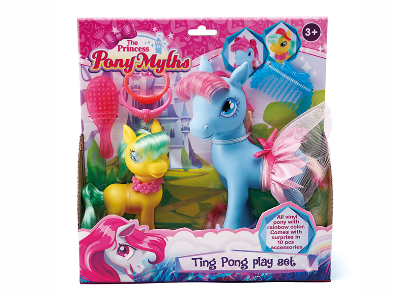 Vinyl Tiny Pony Set
