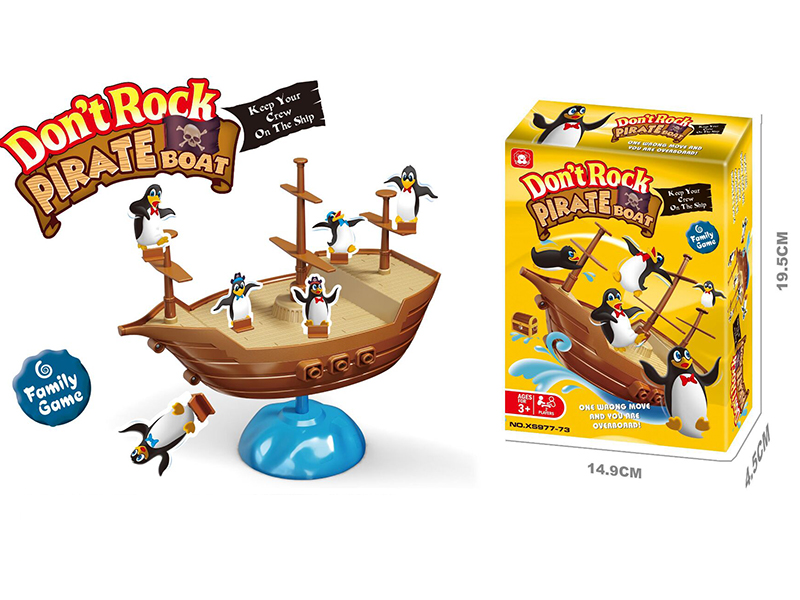 Penguin Pirate Boat Game