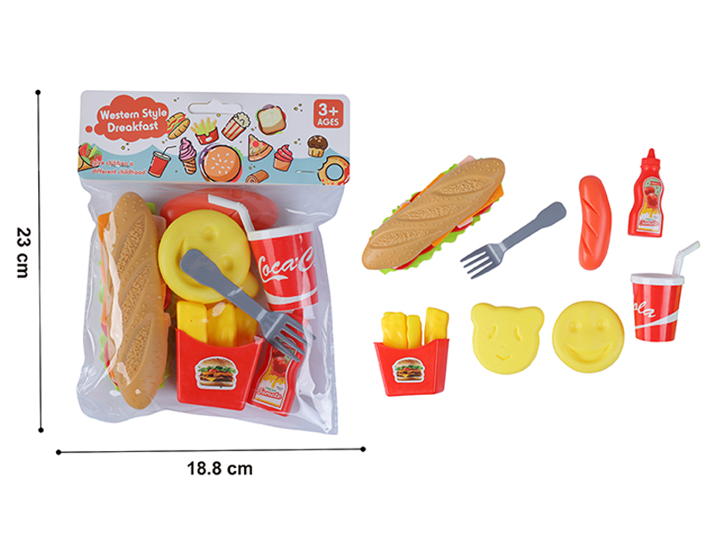 8PCS Long Hamburger Set