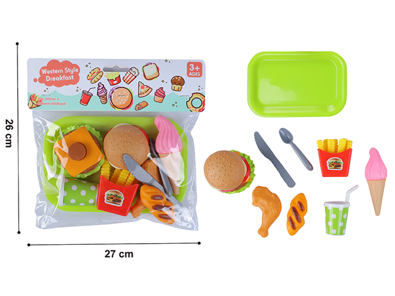 9PCS Round Hamburger Set