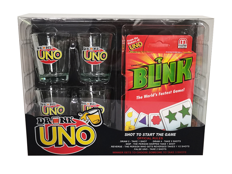 Blink Drinking Game( (4 Cups + A Set Of Card)