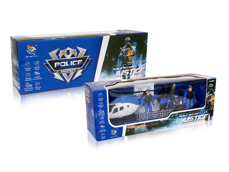 Slide Police Car Set