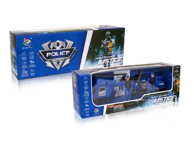 Slide Police Car Set