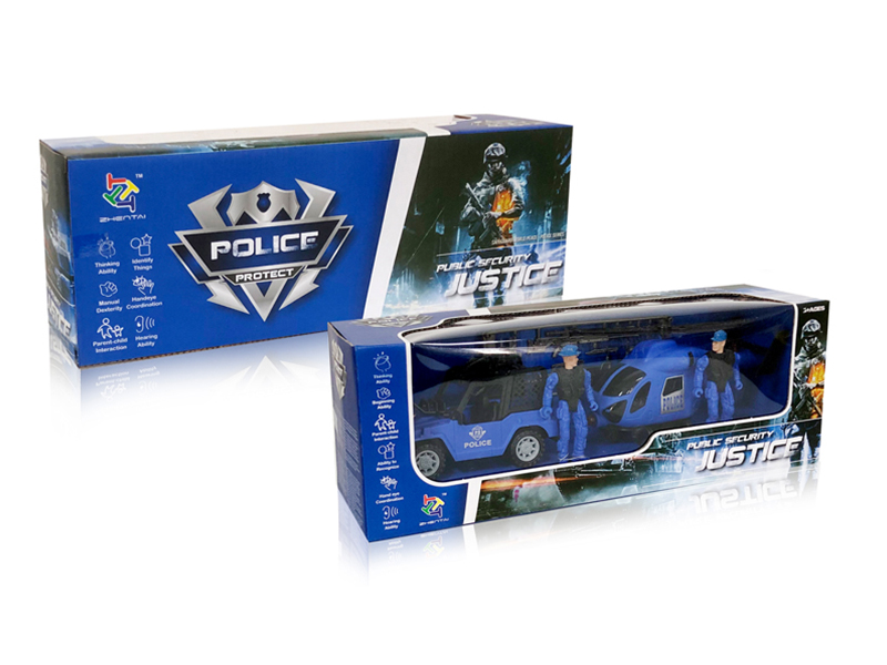 Slide Police Car Set