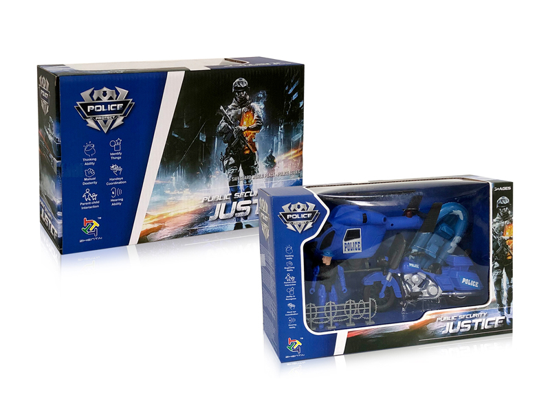 Slide Police Car Set