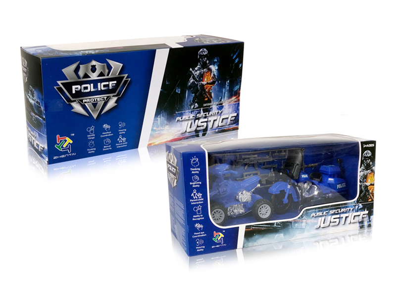 Slide Police Car Set