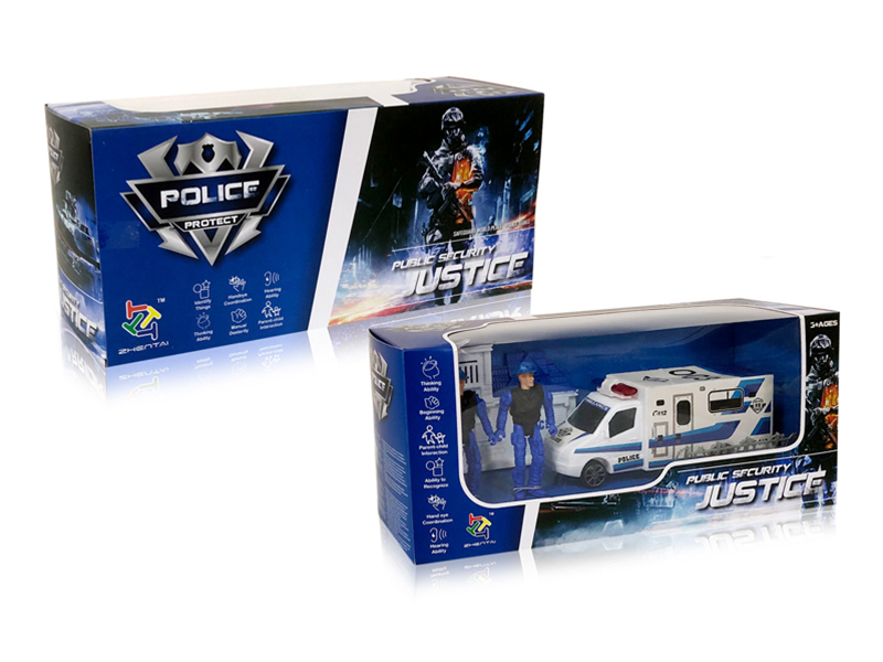 Slide Police Car Set