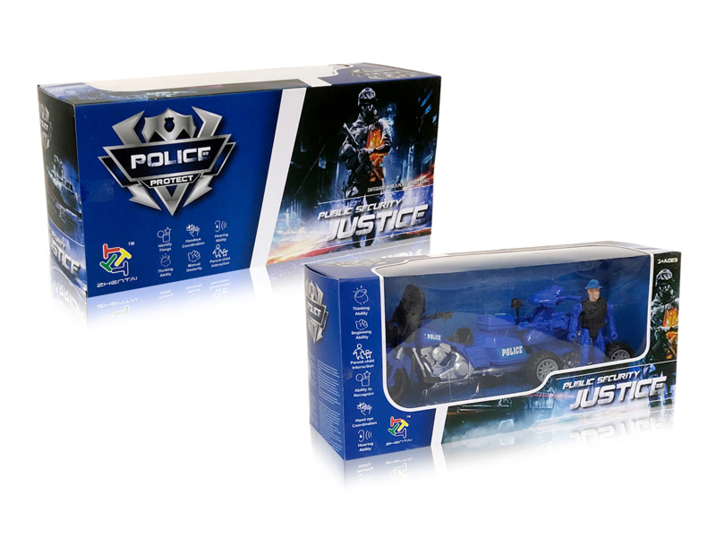 Slide Police Car Set