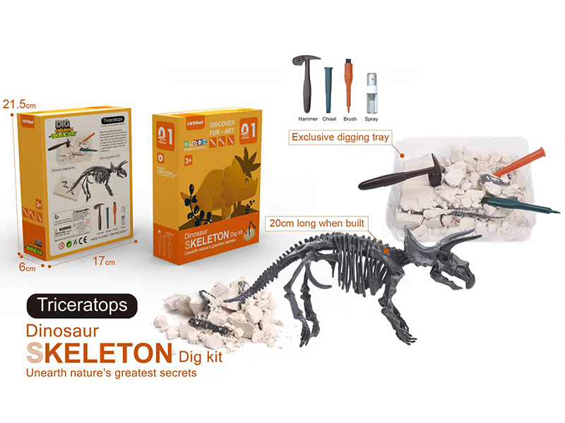 Triceratops Skeleton Dig Kit
