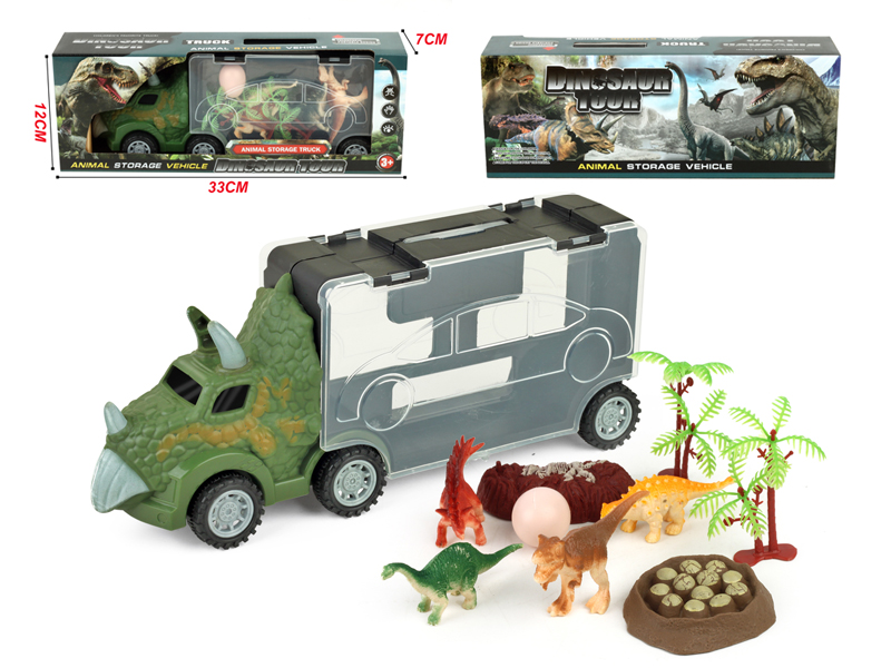 Slide Dinosaur Tour Truck