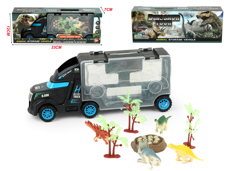 Slide Dinosaur Tour Truck