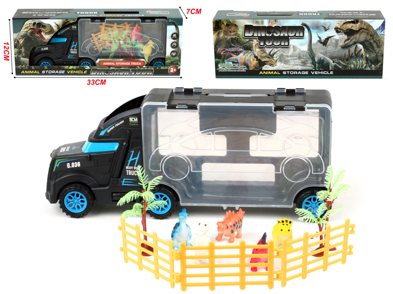 Slide Dinosaur Tour Truck