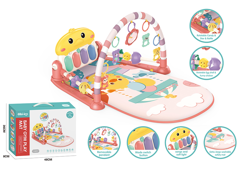 Pedal Piano Fitness Blanket (Red) (Guardrail)