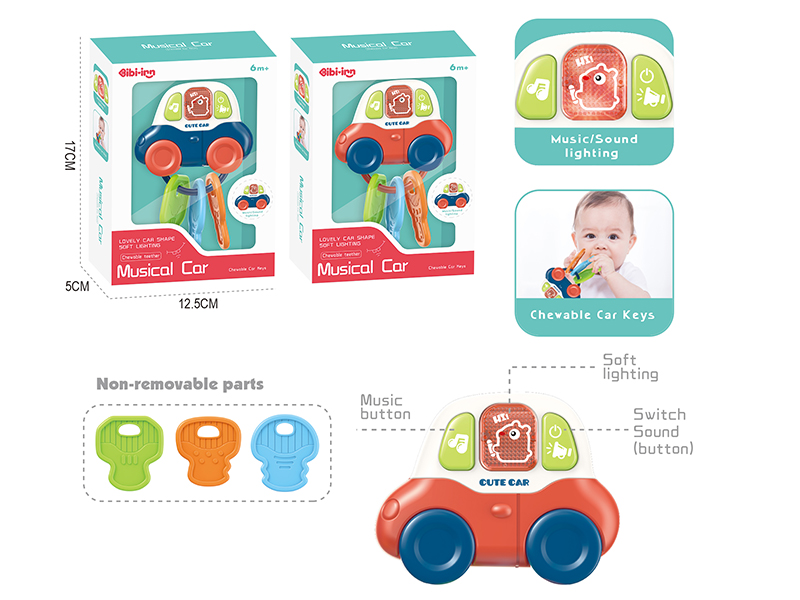 Musical Teether Car
