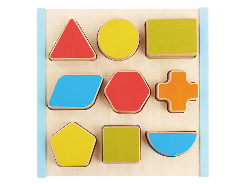 Wooden Shape Matching Learning Board