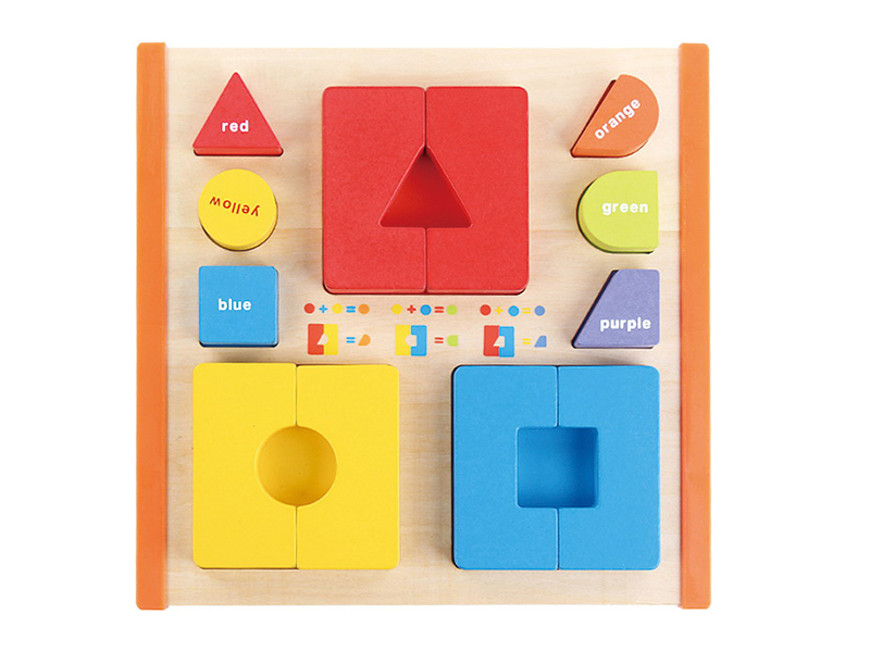 Wooden Color Mix Puzzle Game