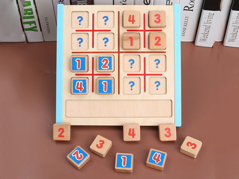 Wooden Sudoku Game Board